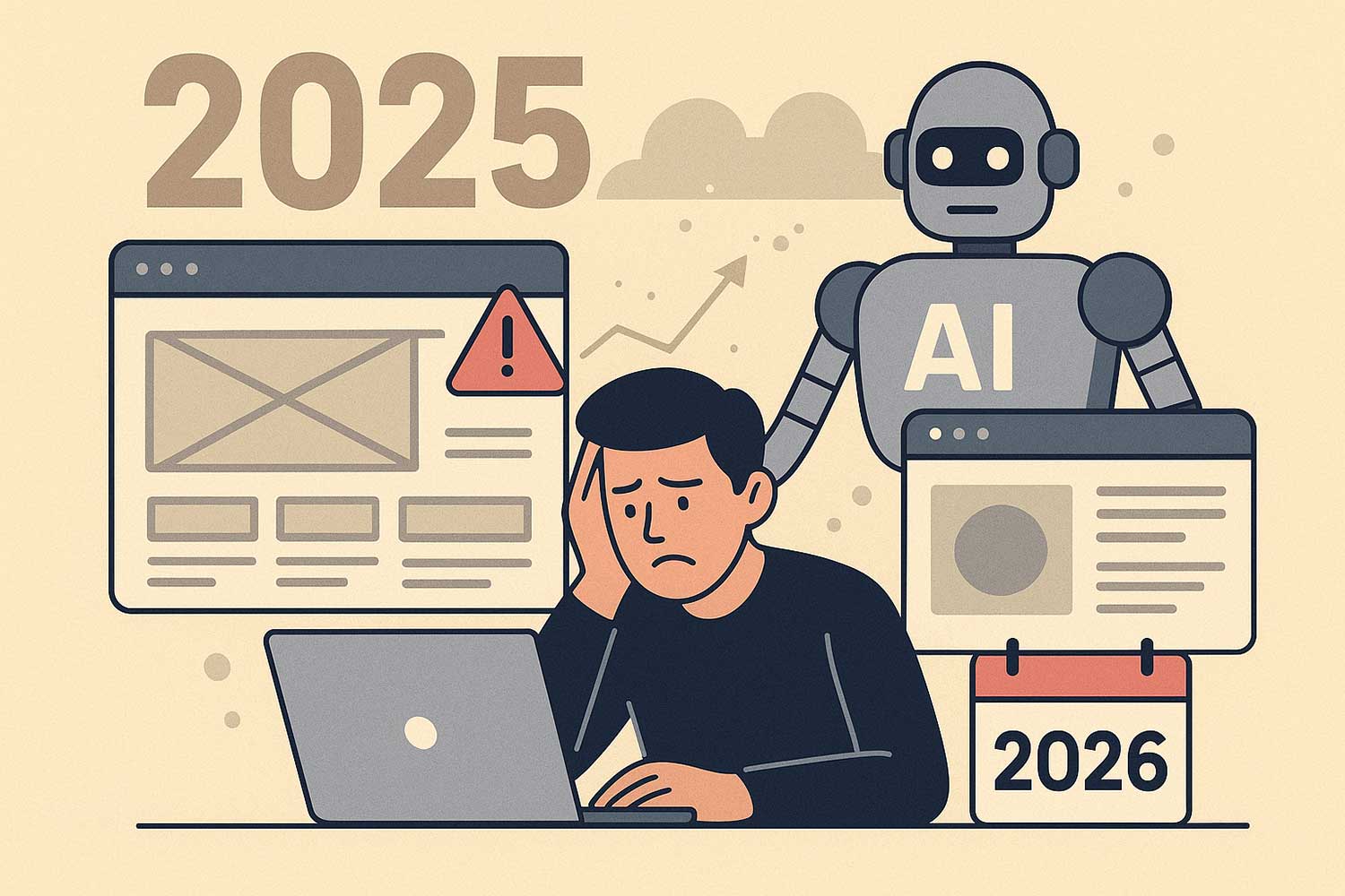 Mengapa Industri Web Design Mengalami Tahun yang Sulit di 2025 dan Bagaimana AI Mengubah Arah Industri Menuju 2026